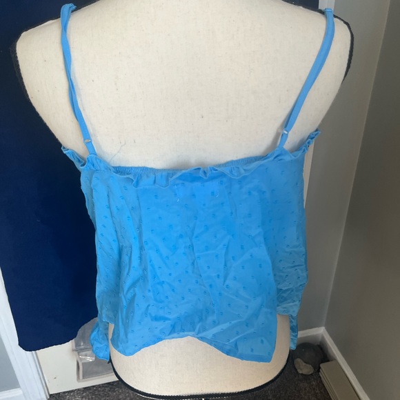 Colsie Blue Ruffled Pajama Set - Picture 2 of 3